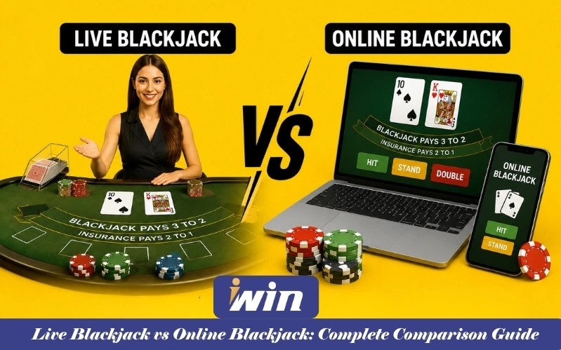 Live Blackjack vs Online Blackjack Complete Comparison Guide