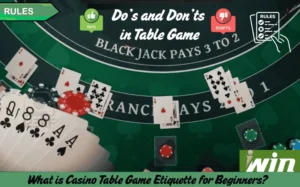 What is Casino Table Game Etiquette for Beginners